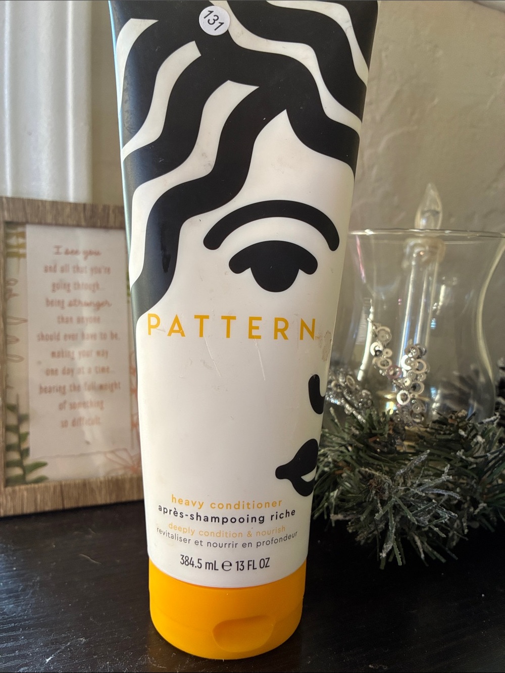 Heavy Conditioner for Women — White & Black Tube with Yellow Cap 13fl oz